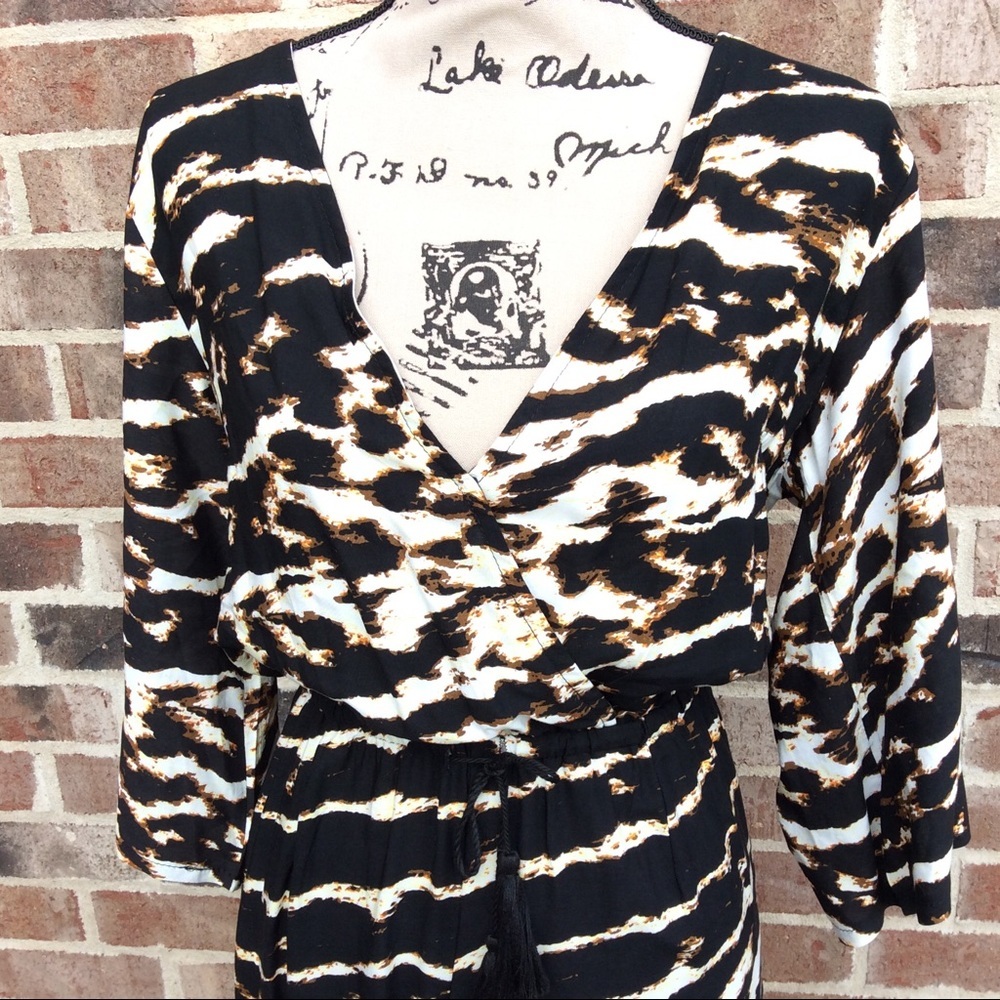 Jaase Lola Just Jungle Wide Leg Jumpsuit NEW Small - Picture 2 of 5